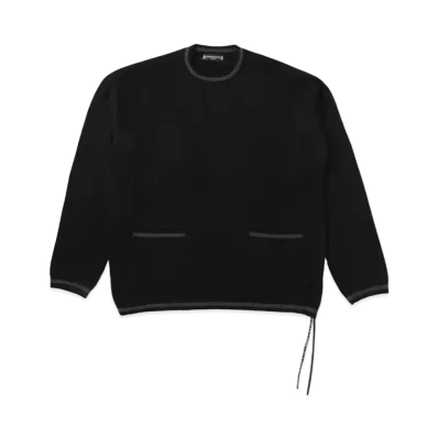 mastermind JAPAN Baby Cashmere Crewneck "Black"