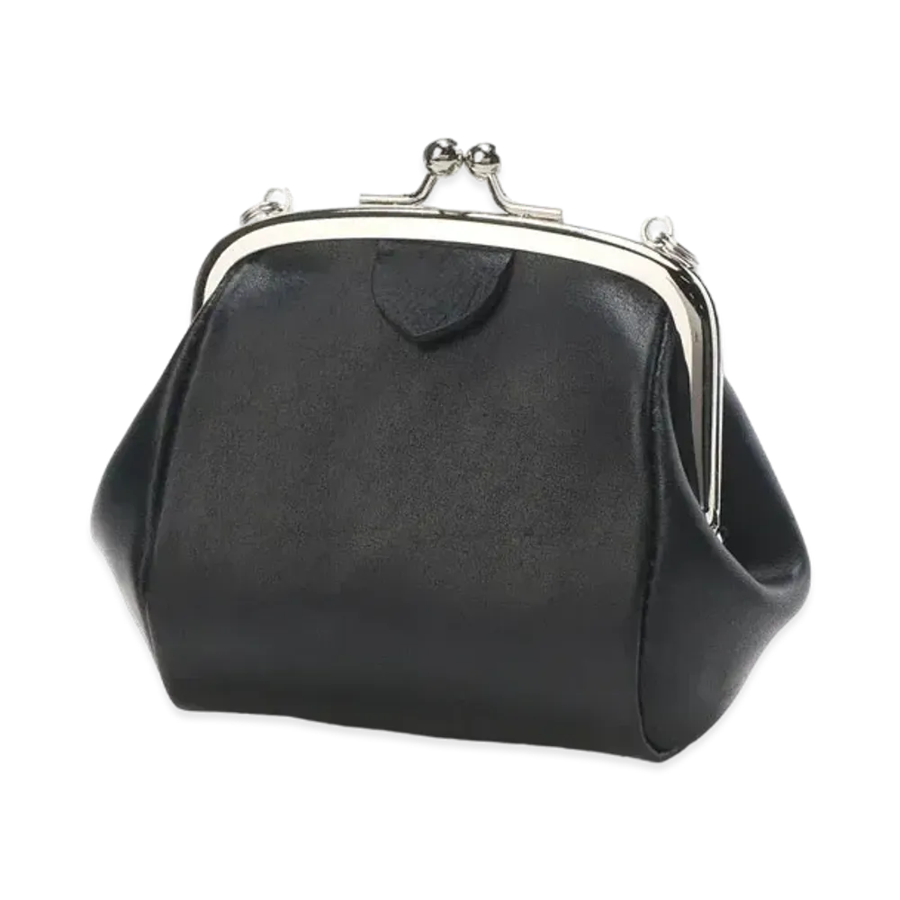 Yohji Yamamoto Y's SEMI GLOSS LEATHER CLASP NECKLESS M "Black"