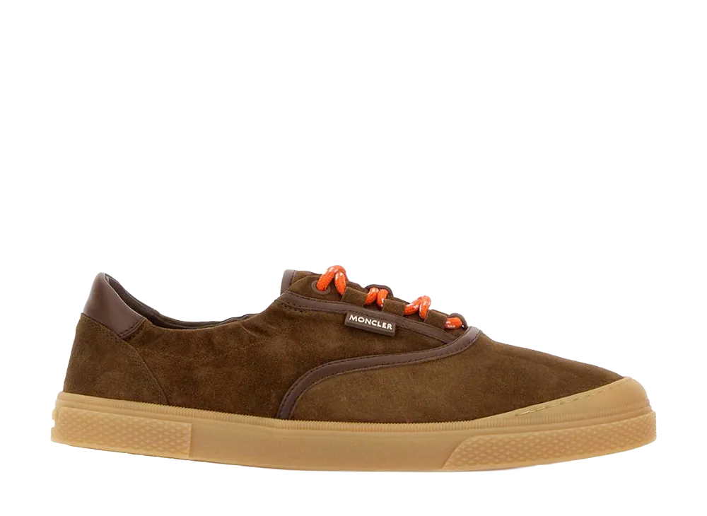 Moncler Brown Suede Vera Leisure Sneakers "Brown"
