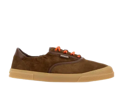 Moncler Brown Suede Vera Leisure Sneakers "Brown"
