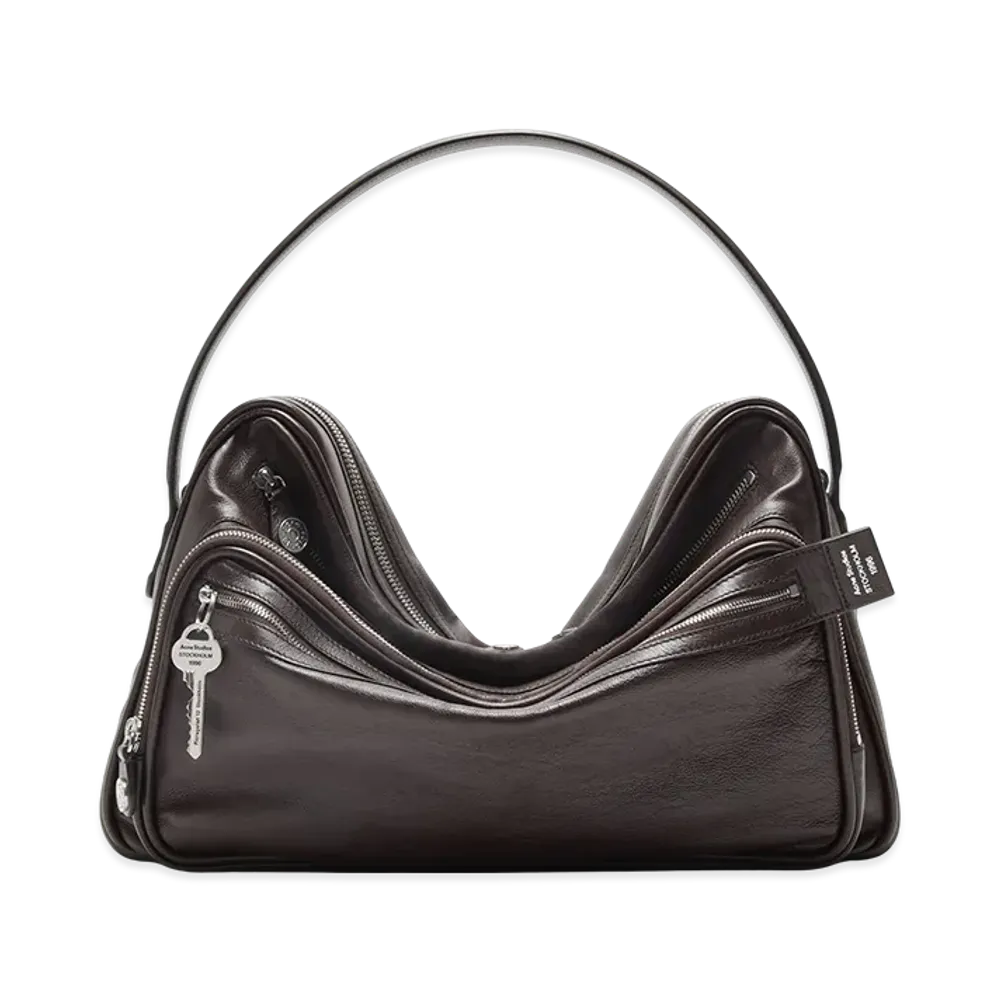 Acne Studios Camero Camera Shoulder Bag "Chocolate Brown"