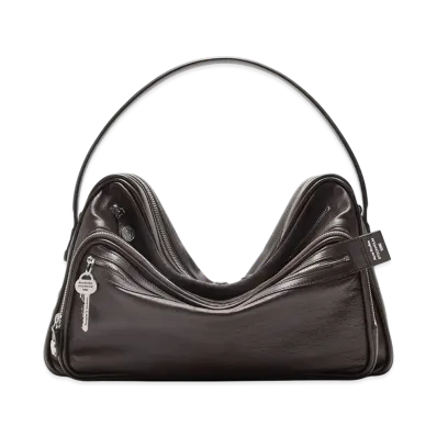 Acne Studios Camero Camera Shoulder Bag "Chocolate Brown"
