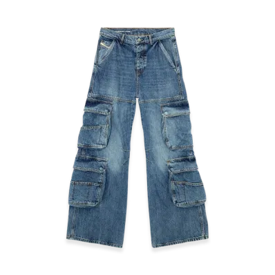 Diesel Relaxed Jeans 1996 D-Sire 0nlax "Medium Blue"