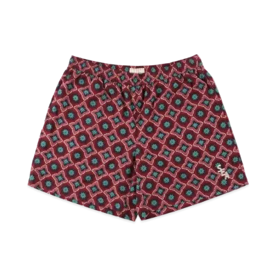 WIND AND SEA S_E_A (PATTERN) SHORTS "Red"