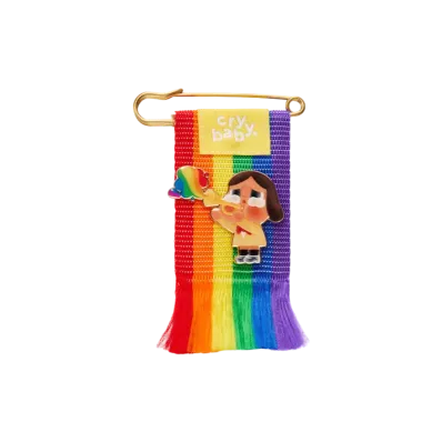 POP MART CRYBABY CHEER UP, BABY! Alloy Brooch (Trumpeter)