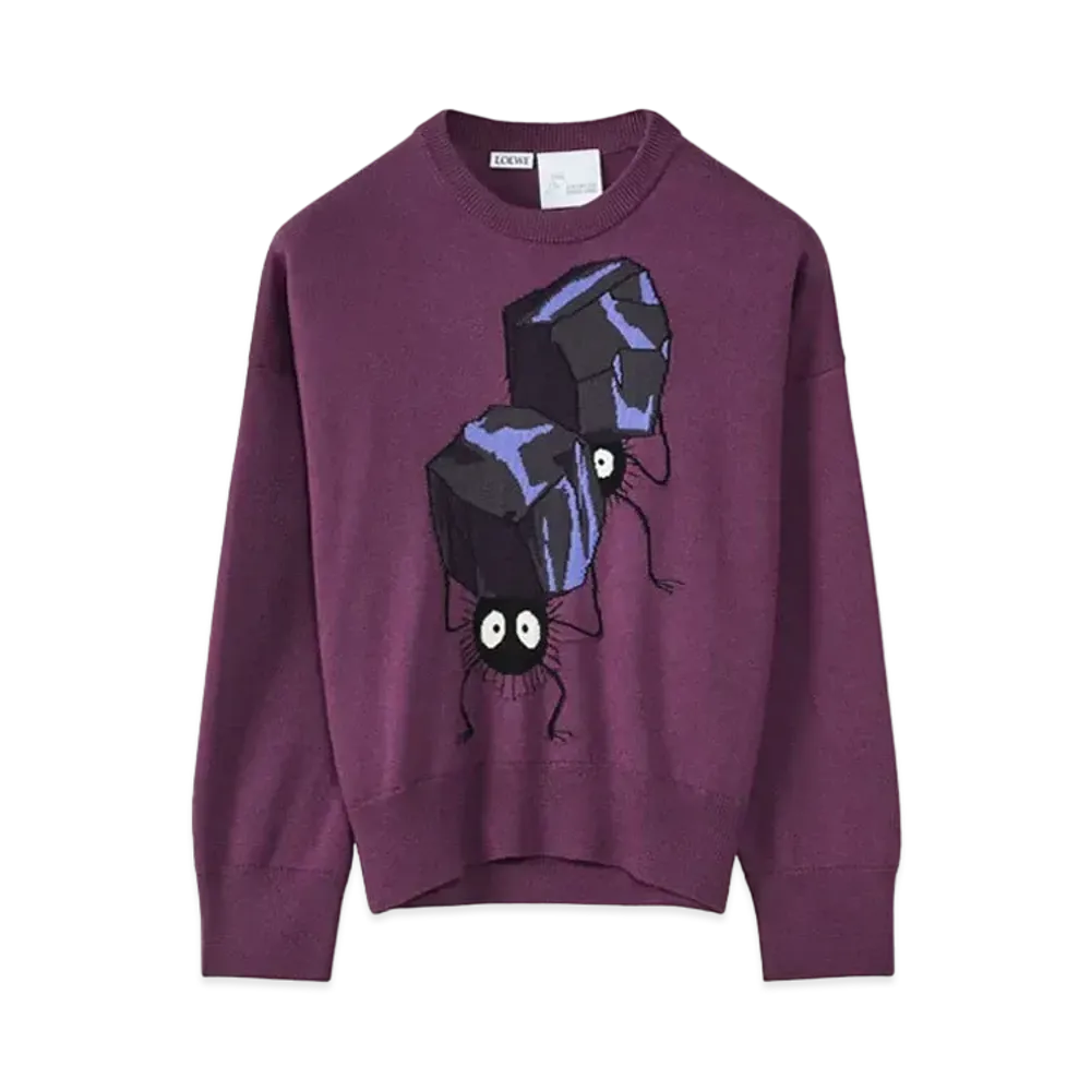 LOEWE x Spirited Away Susuwatari Intarsia Sweater In Wool