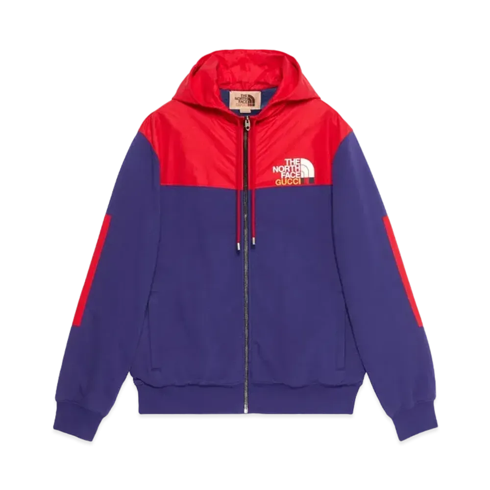 GUCCI x The North Face Felt Cotton Jersey "Blue/Red"
