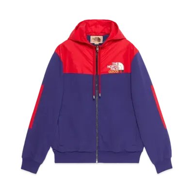 GUCCI x The North Face Felt Cotton Jersey "Blue/Red"