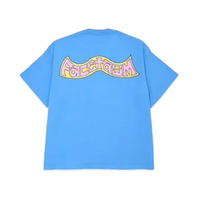 FACETASM 90s Graphic Big Tee "Light Blue"