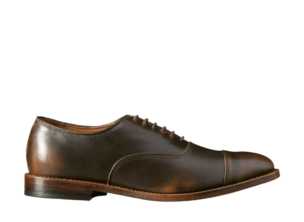 アレンエドモンズ パークアベニュー キャップトゥ オックスフォード ドレス シューズ 65 "ヴィンテージヒッコリーレザー" 6467 D