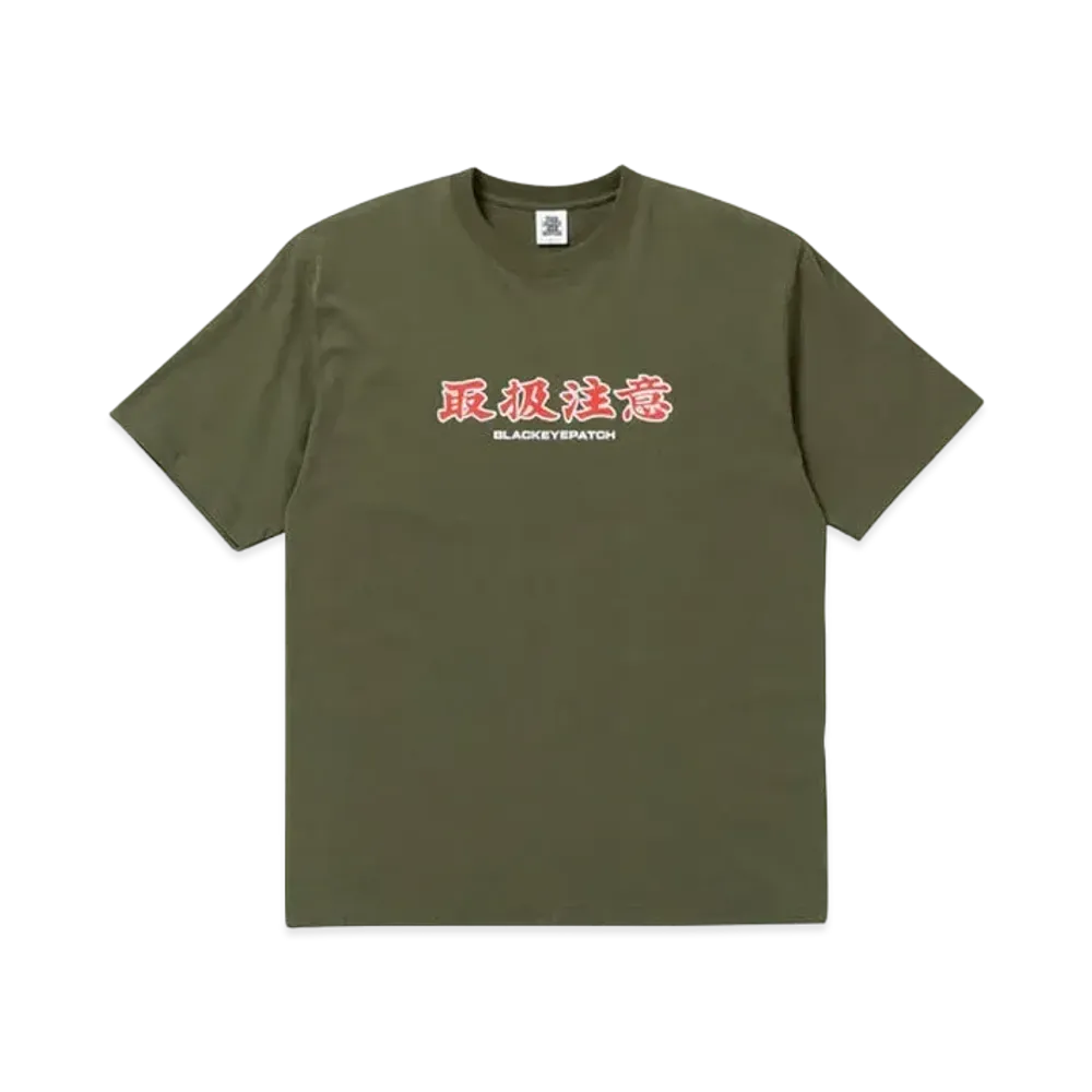 BlackEyePatch HANDLE WITH CARE TEE "Olive"