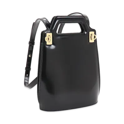 Salvatore Ferragamo Women's Handbag (with shoulder strap) Wanda Mini "Nero"
