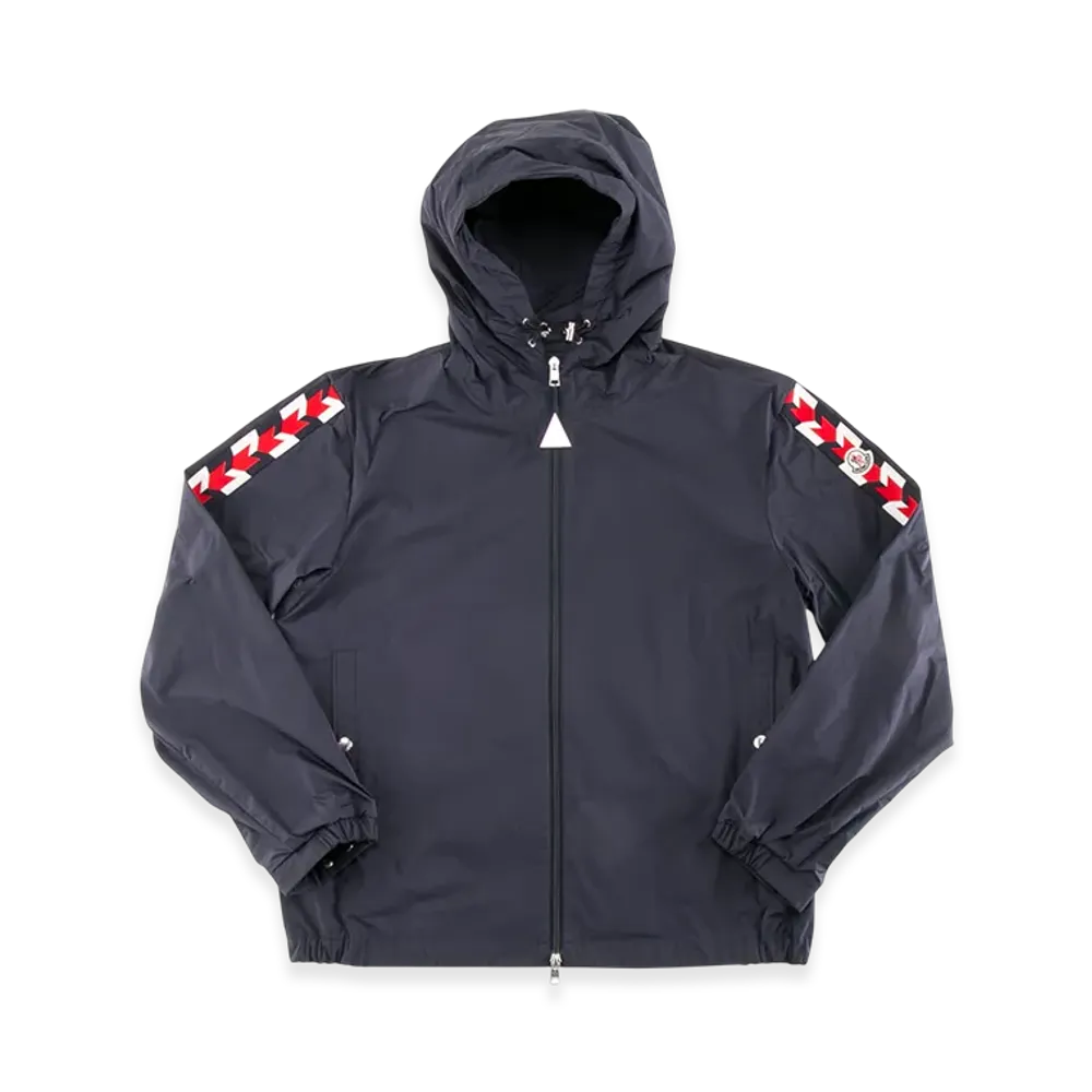 Moncler Graphic Men's Sleeve Bands Lightweight Hood Moyse "Navy"