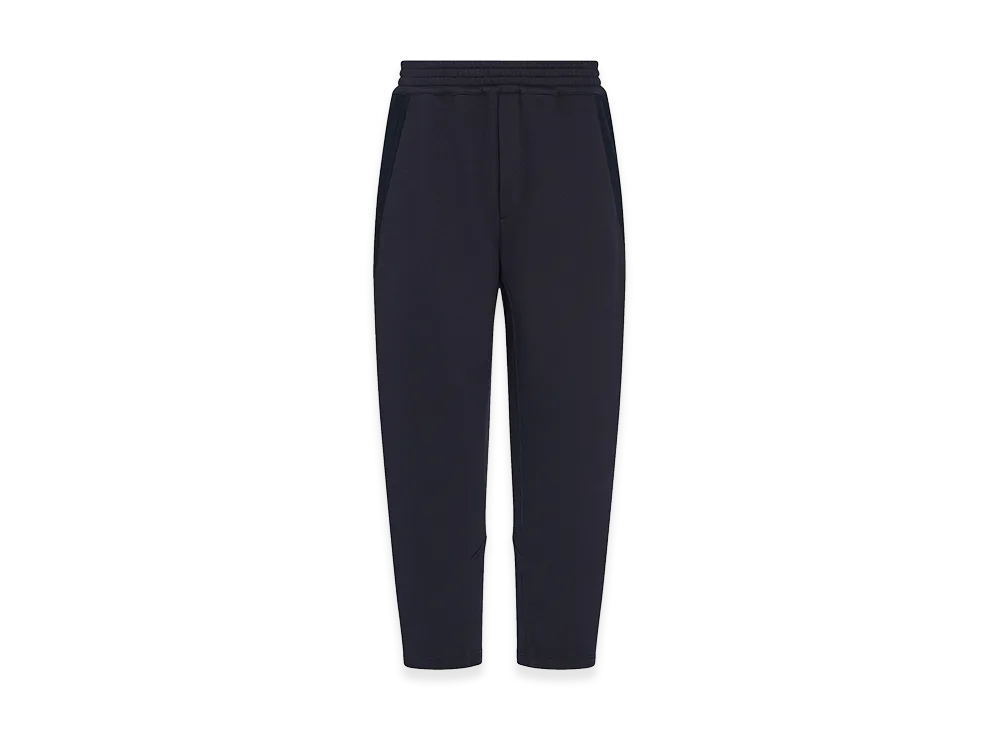 The Row Kaol Cotton and Cashmere Pants "Dark Navy"