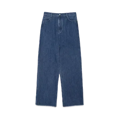 PLATEAU STUDIO wide leg denim "WASHED BLUE"