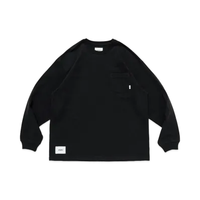 WTAPS OBJ 01 / LS / Cotton. PRTC "Black"