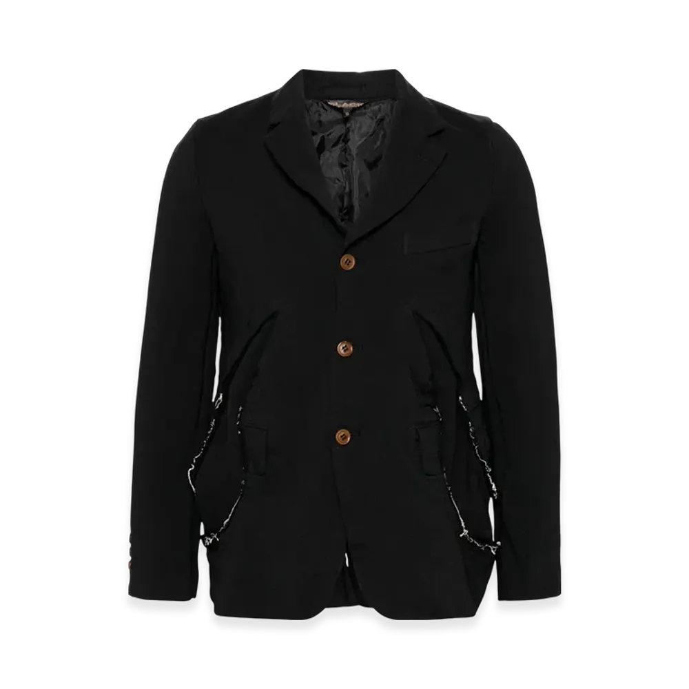 BLACK COMME des GARCONS Damaged Jacket "Black"