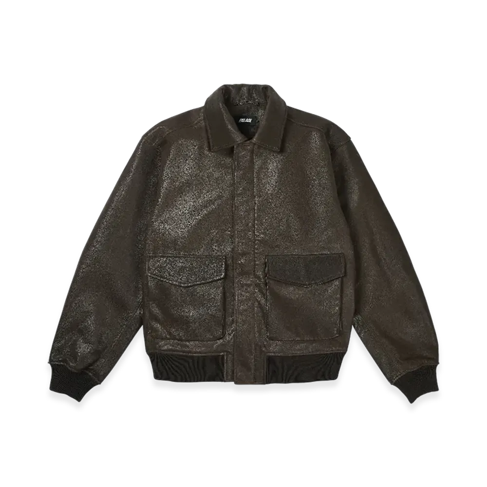 PALACE Susanoo Leather Flight Jacket "Brown"