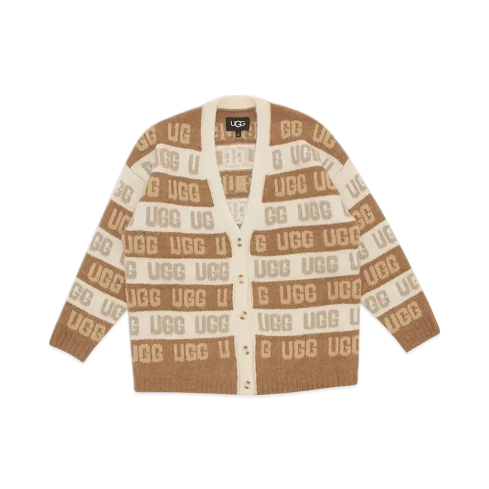 UGG Cardigan Bolero Graphic Logo Cardigan "Beige"