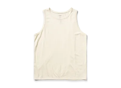CLESSTE Washable Wool Tank Top "White"