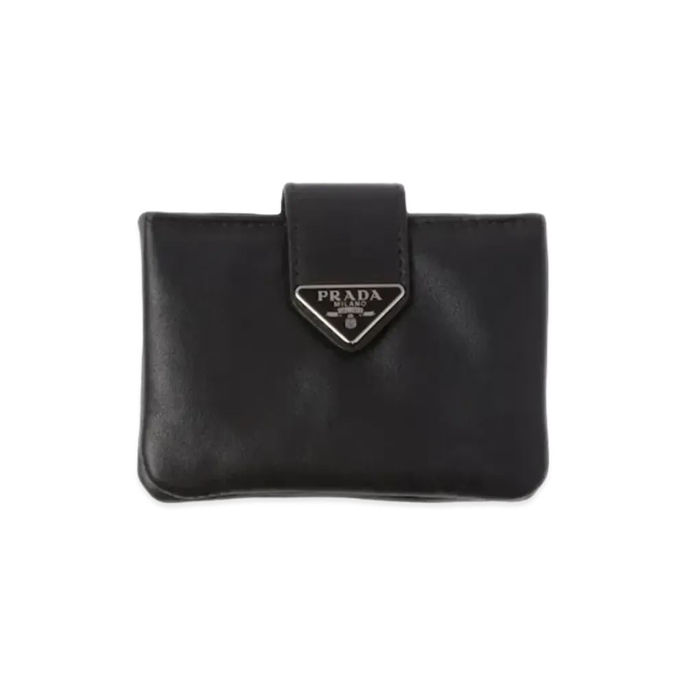 PRADA Leather Card Holder "Black"