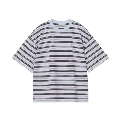 Carhartt WIP S/S Nathan T-Shirt "Nathan Stripe Air Sky"