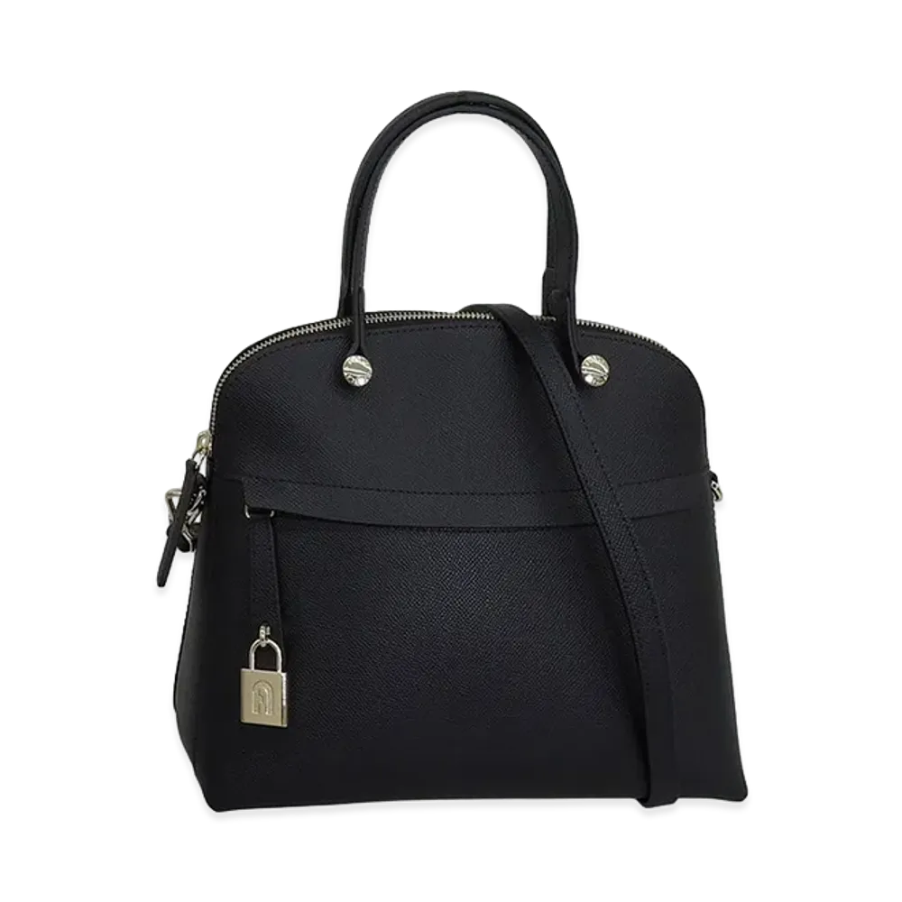 FURLA Classic-M Dome Bag "Black"