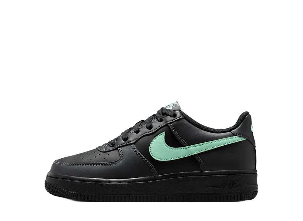 Nike GS Air Force 1 Low "Black/Anthracite/Arctic Green"