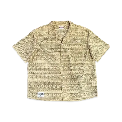 BADWAY Flower Sheer shirt "Beige"