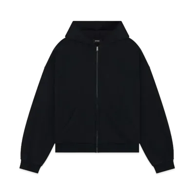 WE11DONE Spike Zip-up Hoodie "Black"
