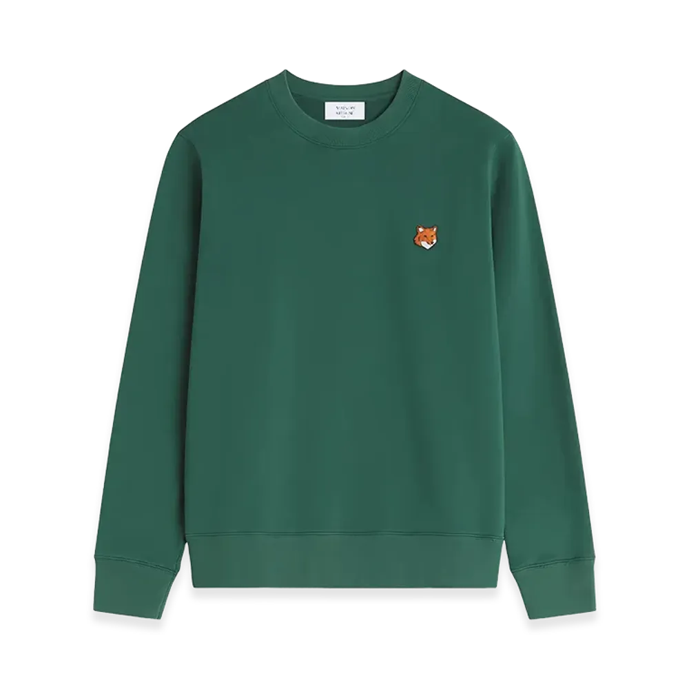 Maison Kitsune Sweaters "Bottle Green"