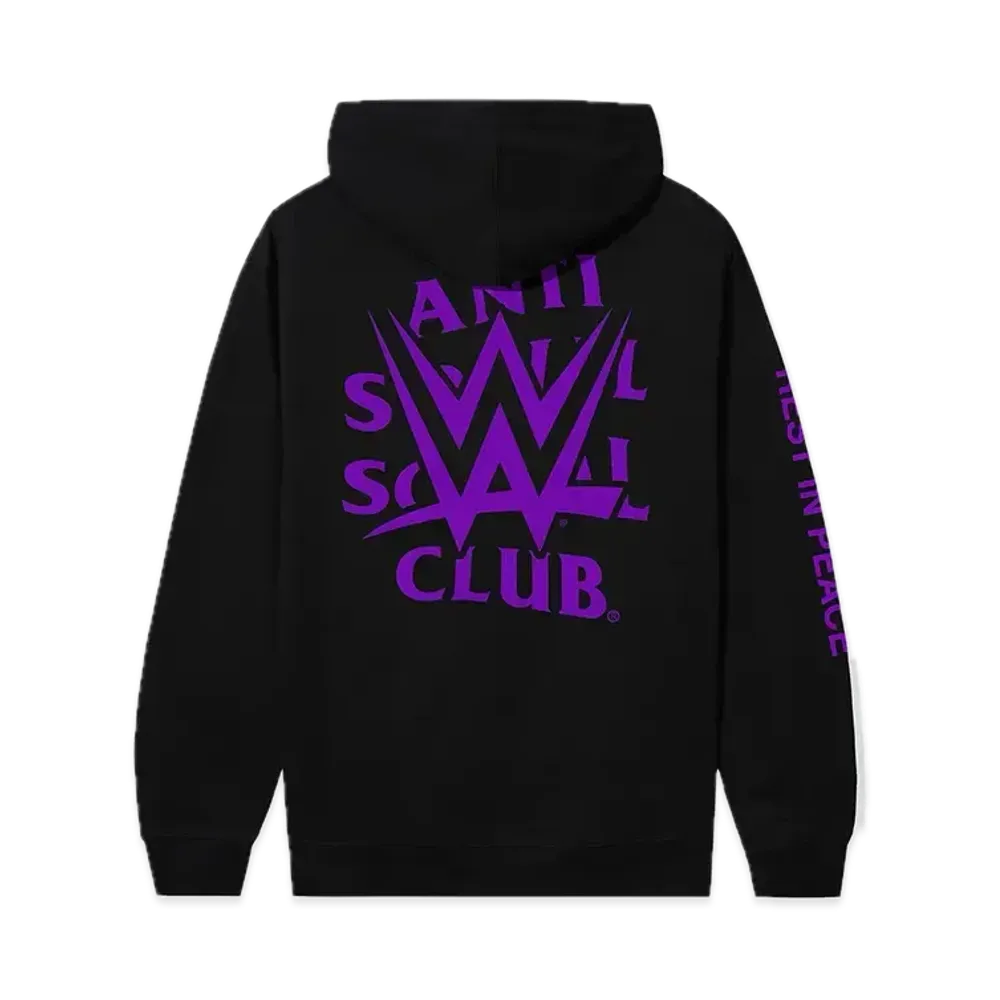 ANTI SOCIAL SOCIAL CLUB x WWE You Will Rest In Peace Hoodie "Black"