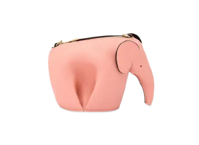 LOEWE Elephant Pouch In Classic Calfskin "Blossom"