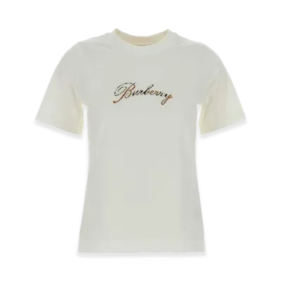 Burberry Women's Cotton T-Shirt "White"