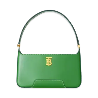 Burberry Leather TB Shoulder Bag Online Exclusive "Ivy Green"