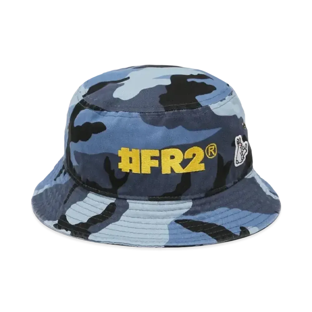 FR2 Logo Embroidery Bucket Hat "Blue"