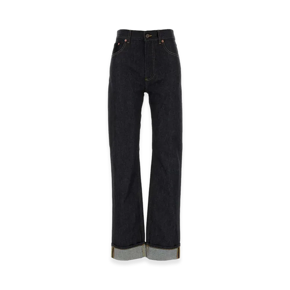 Bottega Veneta Women's Denim Jeans "Dark Blue"