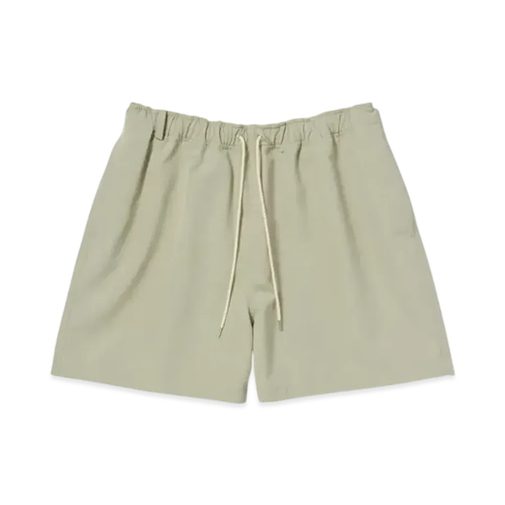 AURALEE Wool Max Canvas Shorts "Pale Olive"