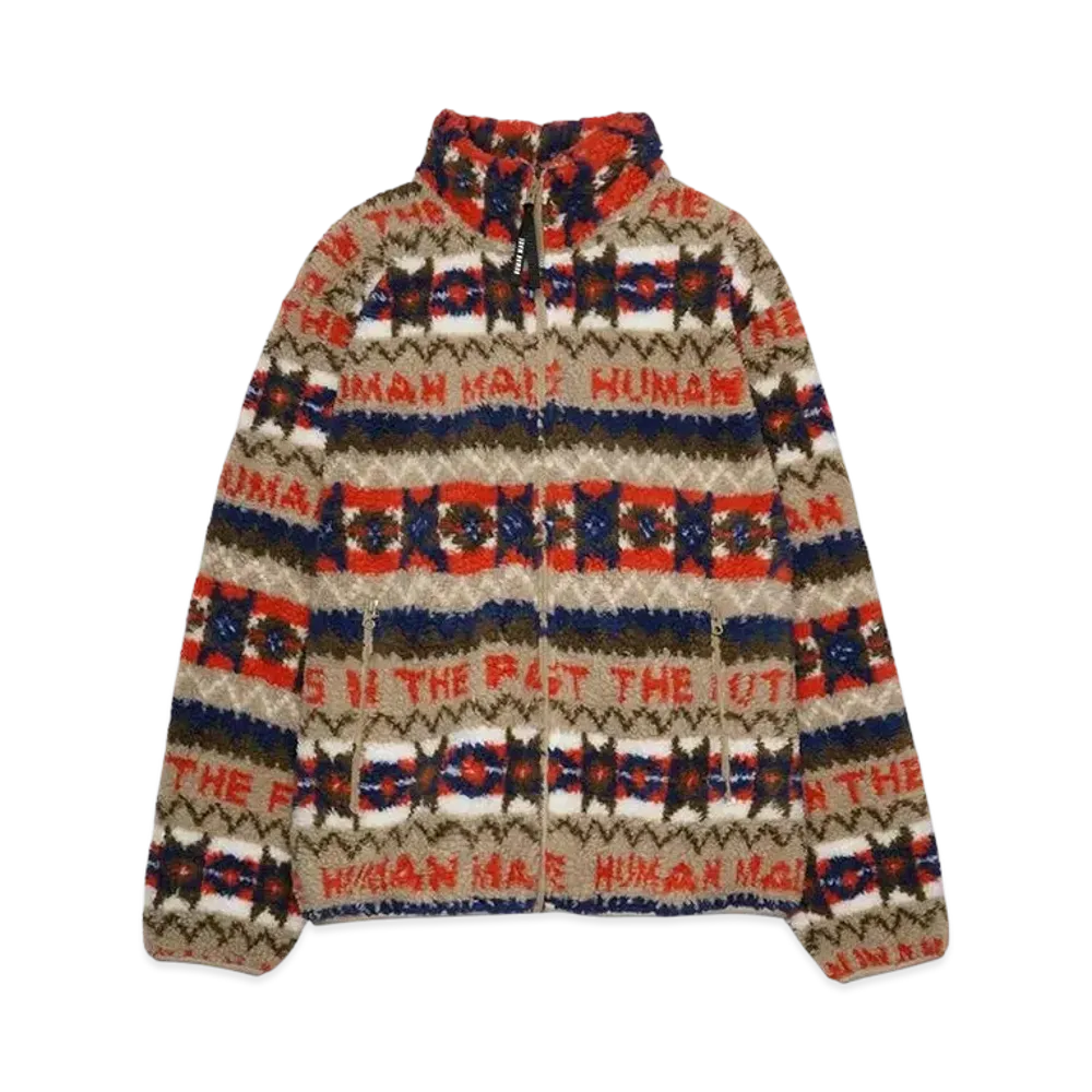 HUMAN MADE Nordic Fleece Jacket "Beige"