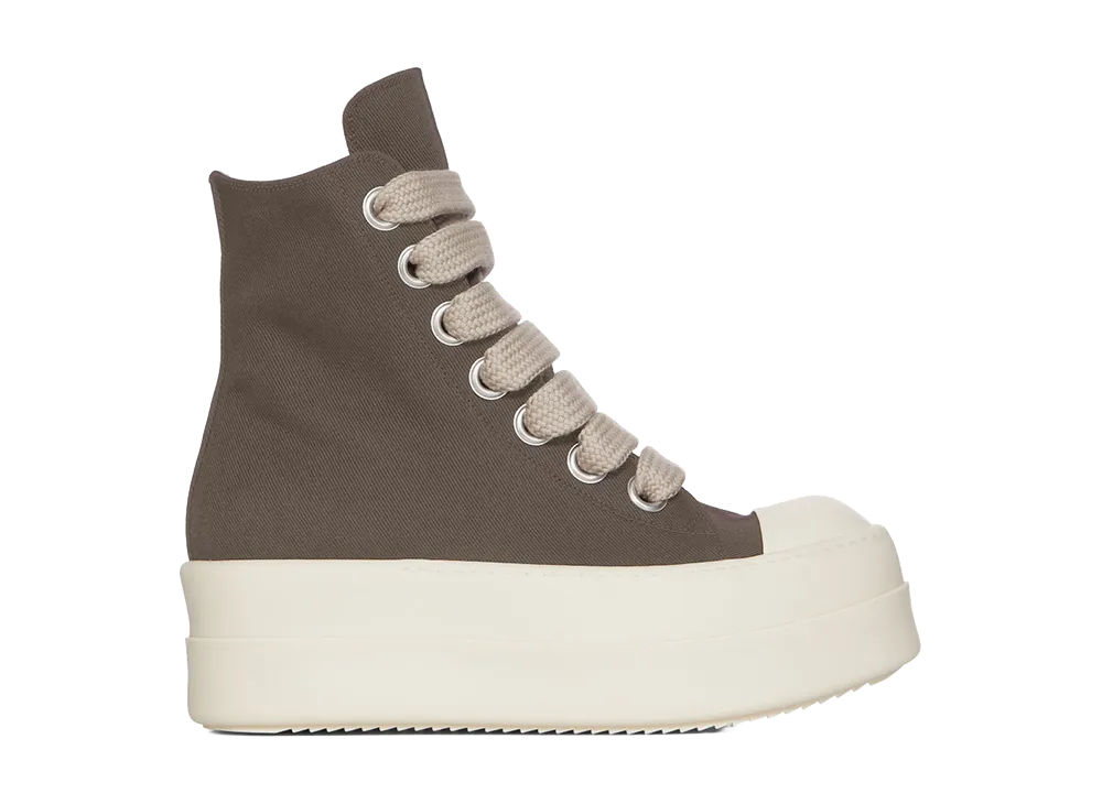 Rick Owens DRKSHDW Women's Mega Bumper Jumbolace Sneaks "Dust/Milk"