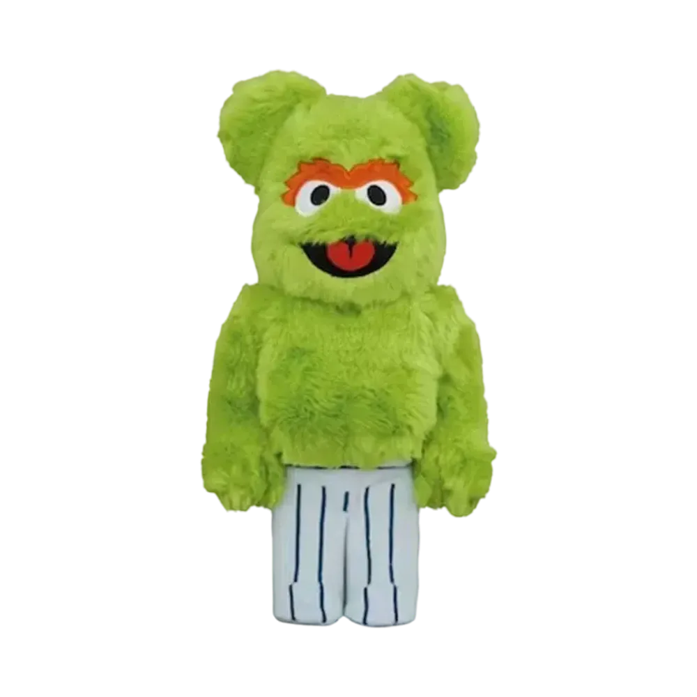 MEDICOM TOY "BEARBRICK" -SESAME STREET- OSCAR THE GROUCH Costume Ver. 400%