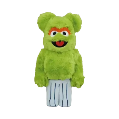 MEDICOM TOY "BEARBRICK" -SESAME STREET- OSCAR THE GROUCH Costume Ver. 400%