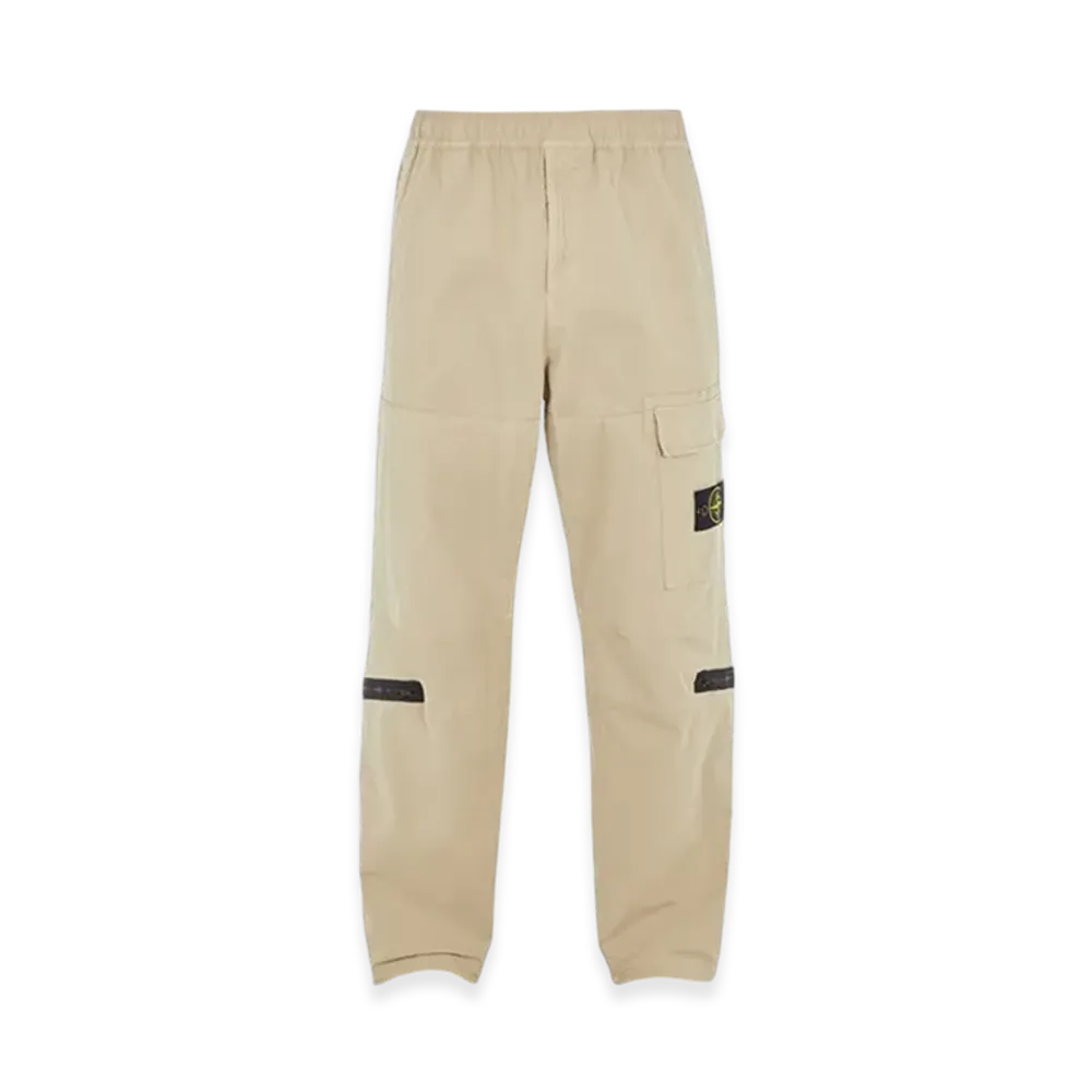 Stone Island 32611 Loose Fit Cargo Pants - 24SS "Sand"
