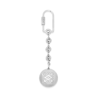 LOEWE Pebble Keyring "Nacre/Palladium"