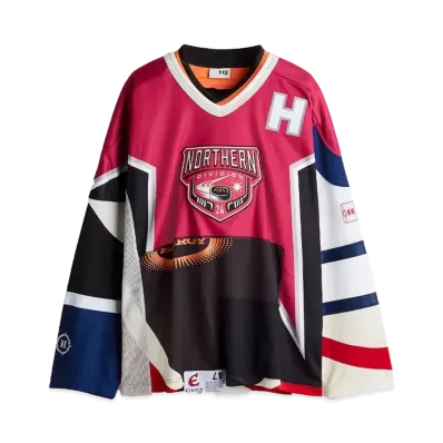 HERONPRESTON x H&M H2 Long Sleeve Hockey Tops "Pink/Color Block"
