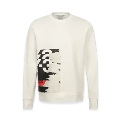 Y-3 CH1 Graphic Crew Sweatshirt "Cloud White"