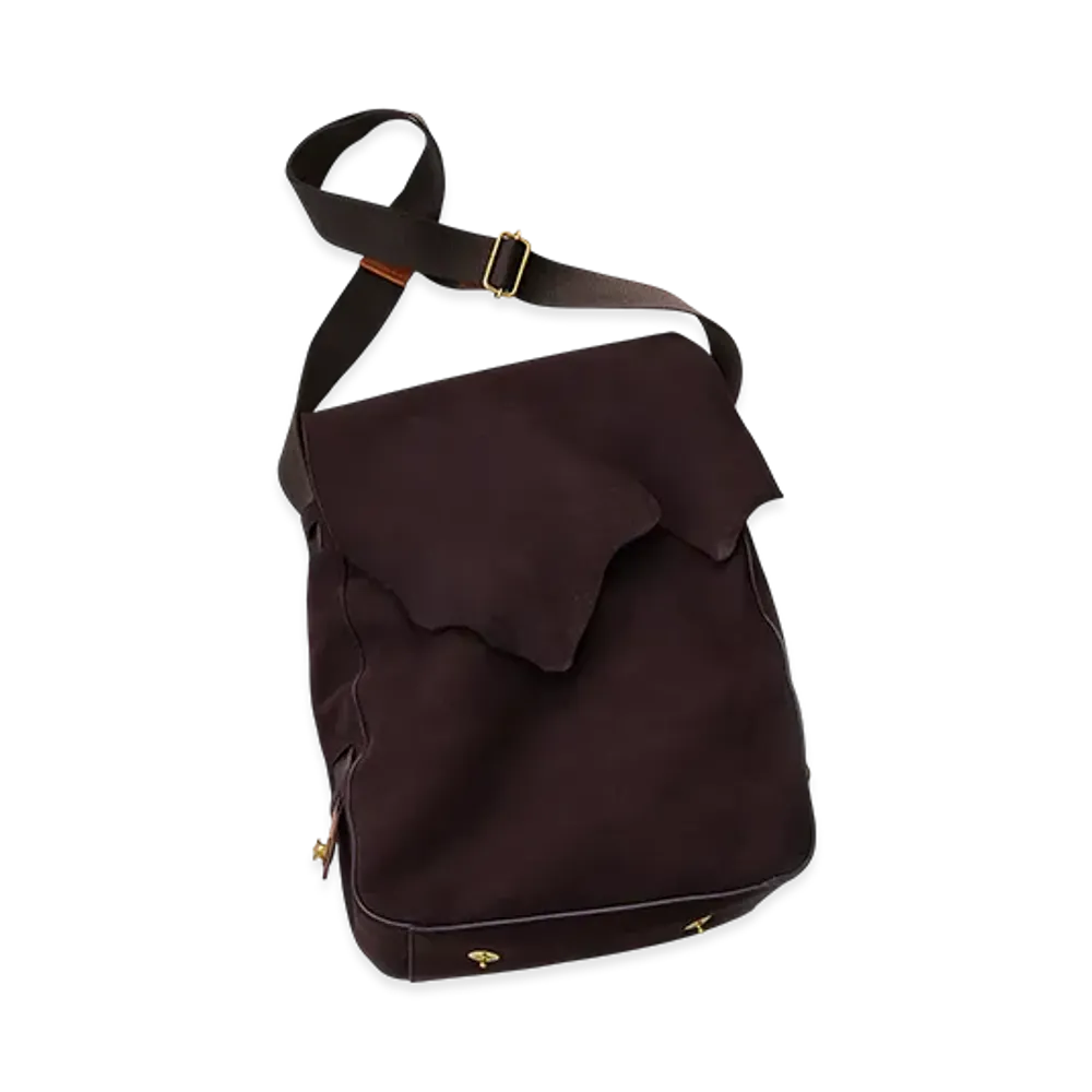 NICENESS S.Marty Lamb Leather Shoulder Bag "Dark Brown"