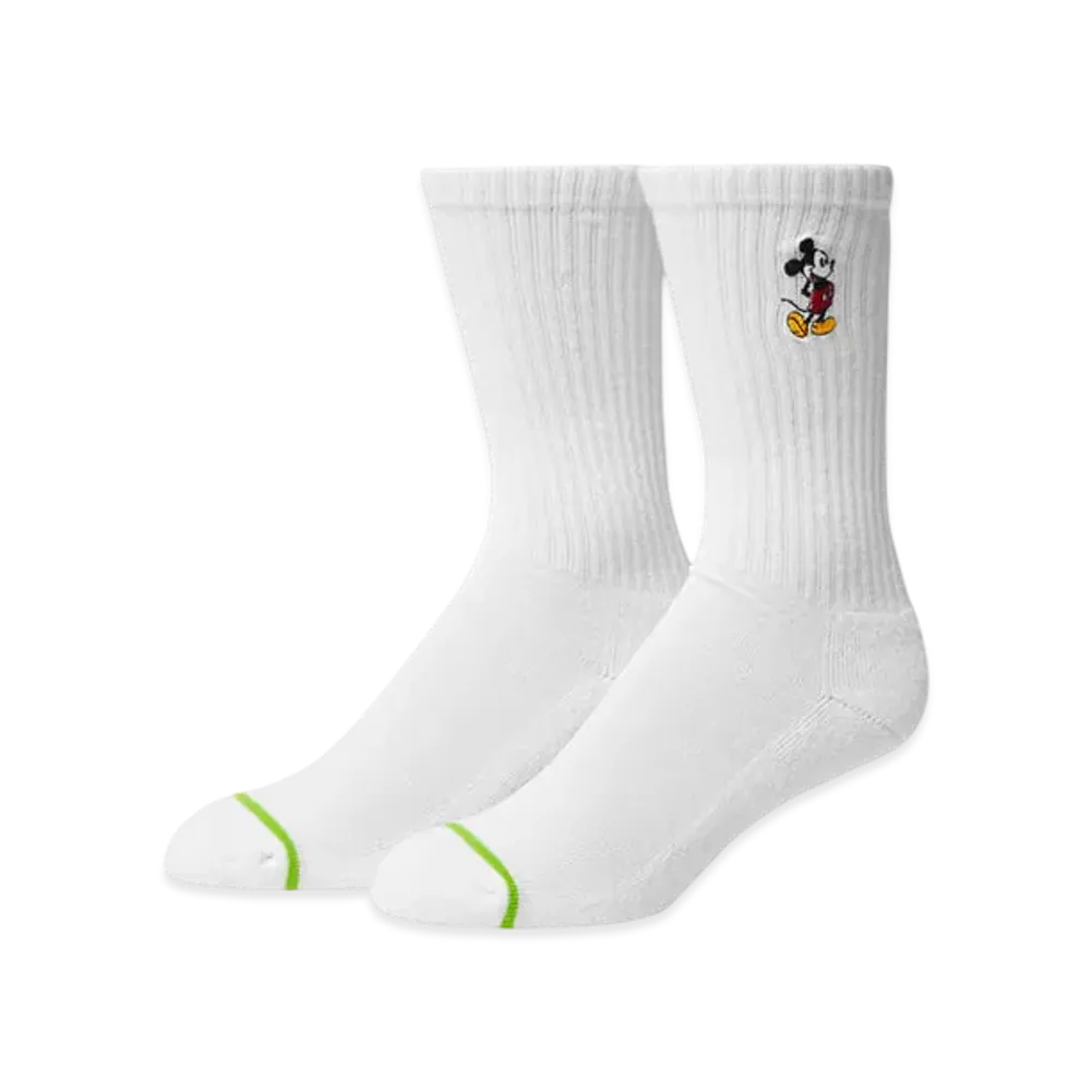 HUF x Disney Mickey Mouse Mickey Classic Mickey Crew Socks "White"