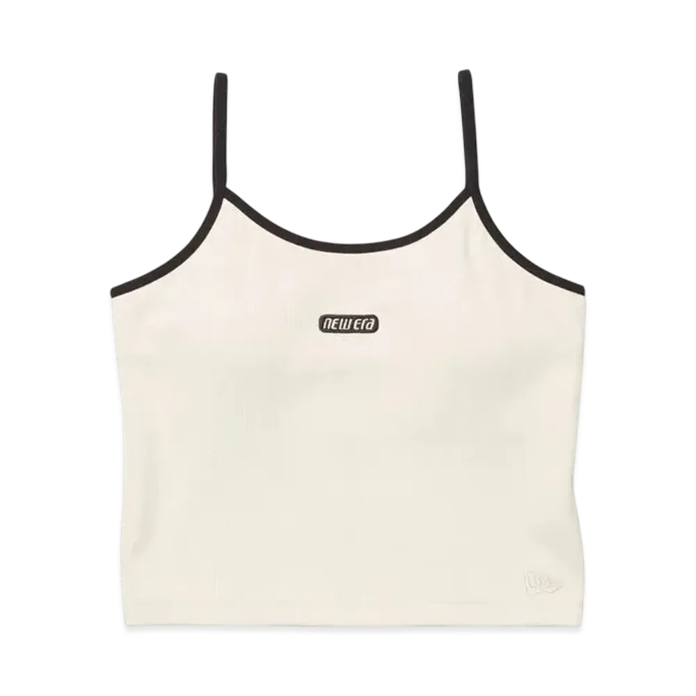 NEW ERA Women's Rib Camisole Pill Logo "Ivory"
