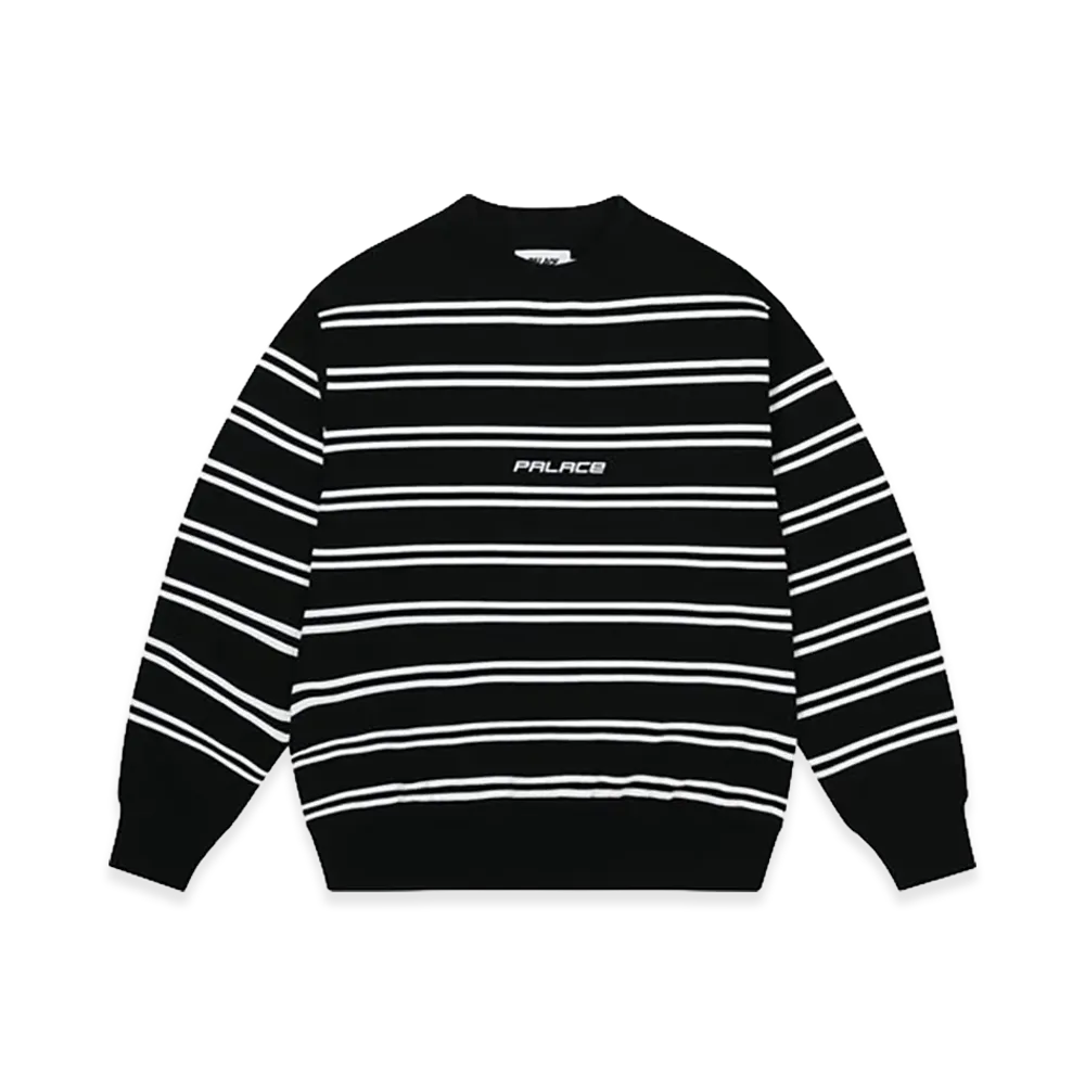 PALACE P-Stripe Knit "Black"